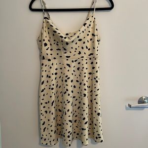 ASTR cowl neck mini dress